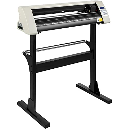 VEVOR 720mm Vinyl Cutter 28 Zoll Vinyl Cutter Plotter Maschine Weiß Vinyl Schneideplotter 630 mm...