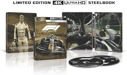 F1 The Movie (BIL/4K Ultra Steelbook + Blu-ray)