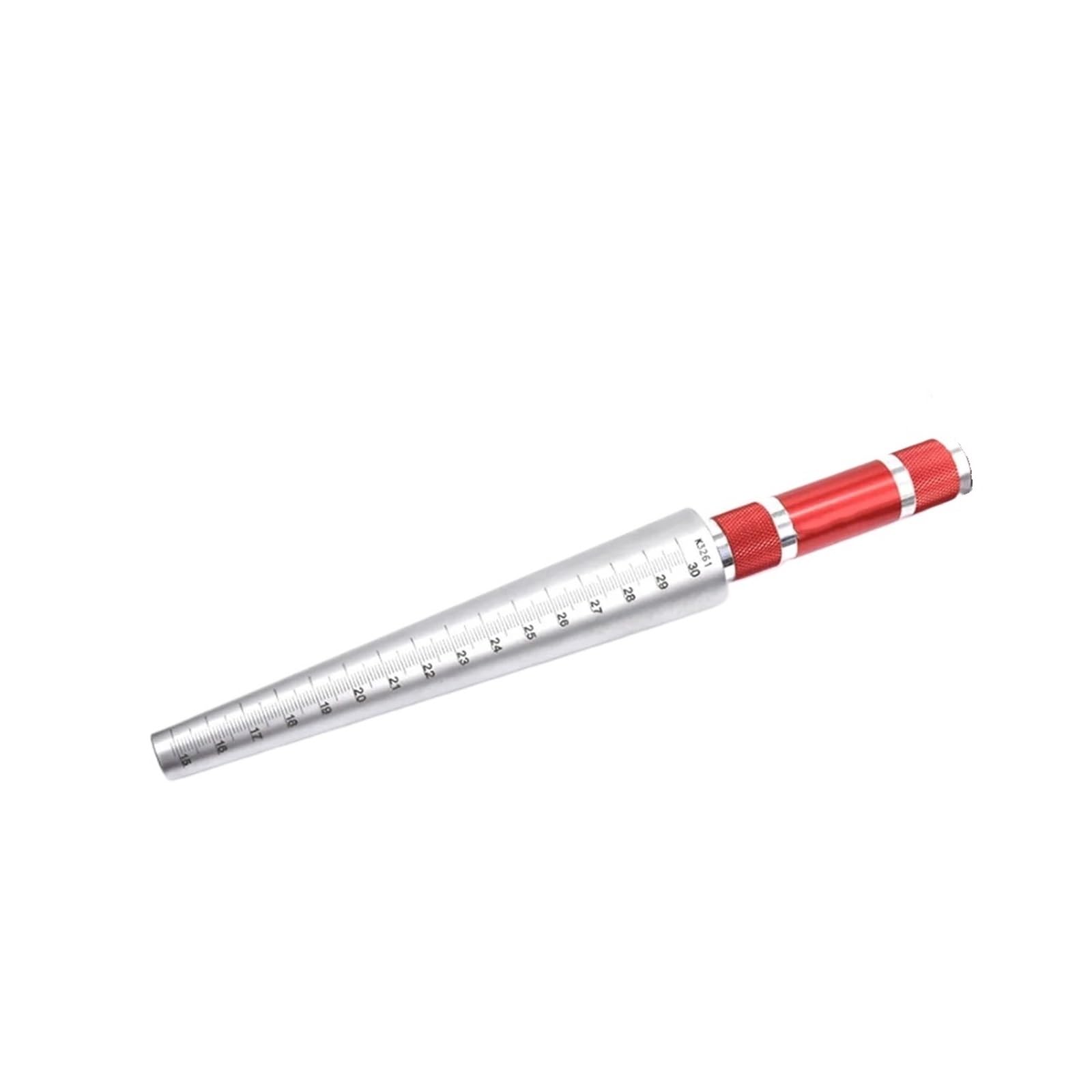 Calibres de espesores Calibre cónico de Soldadura - Diámetro Interior 15-30 mm Calibre cónico Calibre de Orificios de Soldadura Regla Herramienta de medición