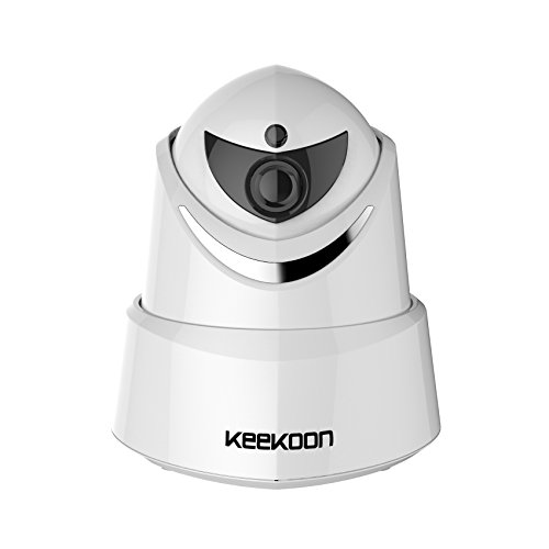 Preisvergleich Produktbild KEEKOON IP Kamera, 1080P WiFi Hausüberwachungssystem Videoaufzeichnung Baby Haustier Senior Monitor Pan Tilt PlugPlay IR Nachtsicht Zwei-Wege-Audio Bewegungserkennung Alarm, Innen