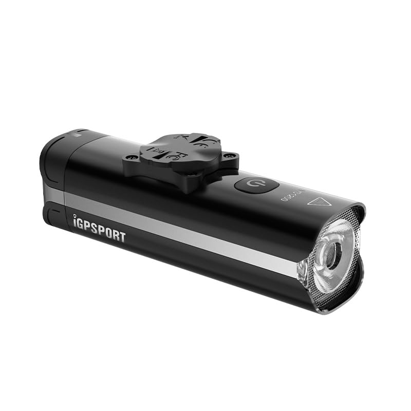 iGPSPORT VS1200 Luz Bicicleta Super Luminoso 1200 Lumen Antiniebla e Pantalla de Potencia Luces Delantera y Trasera USB Recargable Luces Espera Ultralarga