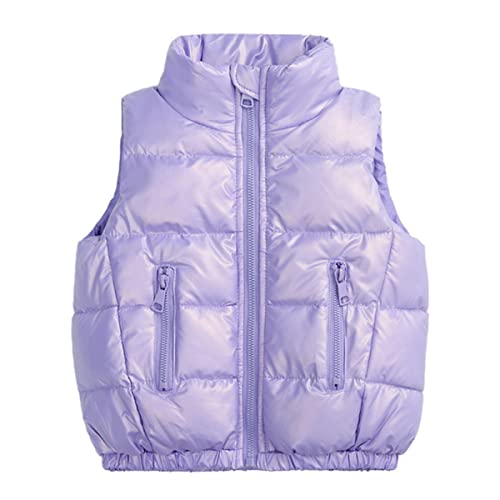 Baby Boys Girls Spring Autumn Winter Puffer Vest Lightweight Sleeveless Zipper Jacket Down Vest Coat