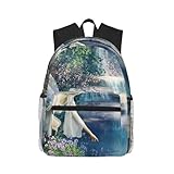 ALLiYa Lake Fairy - Mochila casual de estilo clásico con gran capacidad