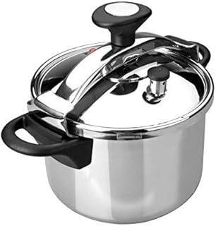 LACOR Classic Bridge Pressure Cooker, Stainless Steel, Silver, 6 Litre