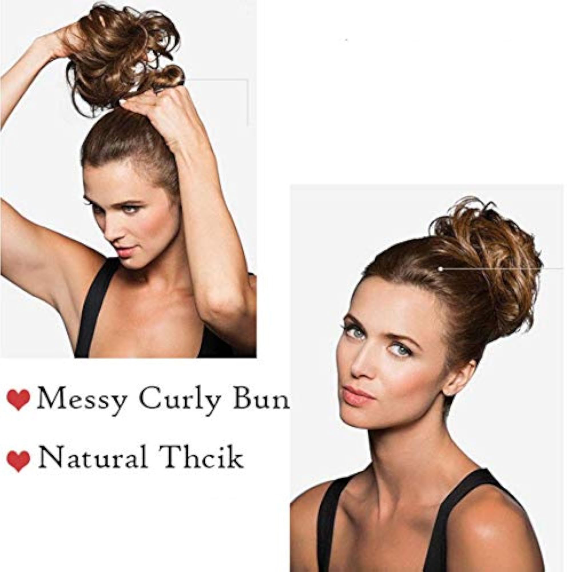 Multi-Purpose Bride Casual Hair Volume Extensions, Dark Brown