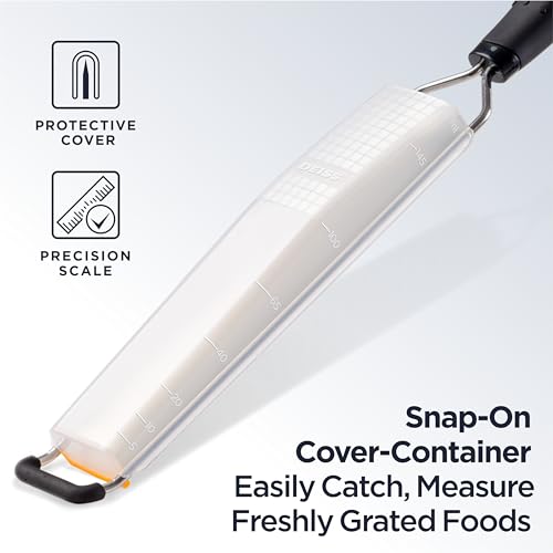 image for Deiss LUX Fine Grater & Lemon Zester, Parmesan Cheese Grater Handheld 