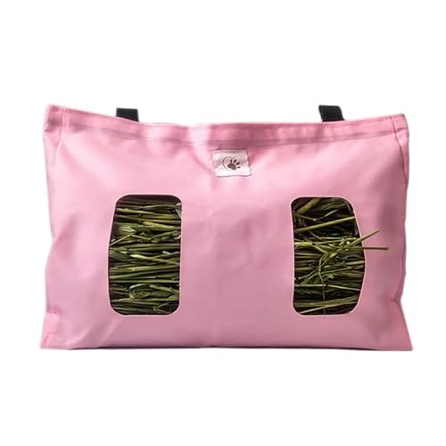 Mnrkaoic Hasen-Futterstation Heutaschen Hasen Meerschweinchen Heu Futterbeutel Heu Meerschweinchen Heu Futterspender Kaninchen Futterspender Stoffbeutel Chinchilla Futterspender Cover