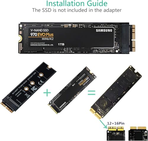 Adaptateur SSD M.2 NVMe MacBook Air conception haute précision - 4
