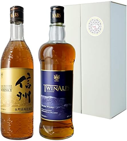 Amazon.co.jp: マルスウイスキー 信州 ツインアルプス 2本 ギフト  