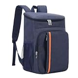 Mochila Térmica Cooler Praia Passeio Camping Mochila Isotérmica Mochila Térmica 30 Litros Impermeável Premium Cor Azul Patuale