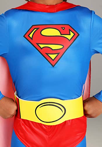 Disfraz clásico de Superman para niño con capa y accesorios miniatura 3