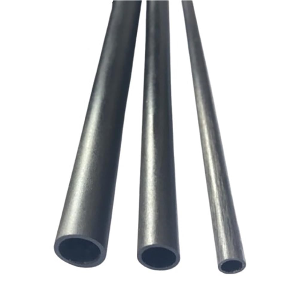 4 szt. Czarne drążone pręty z włókna szklanego OD 3-14 mm(10x4x500mm)
