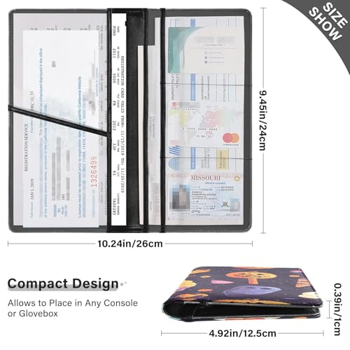 Organizador para auto en PU cuero miniatura 3