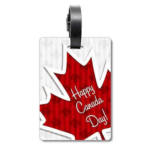 Étiquette valise Canada Day pour éviter la perte de sac