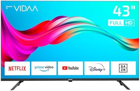 DYON Smart 43 VX - 43 Zoll (108 cm) Full-HD Smart TV mit HD Tripl...