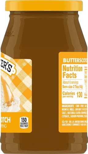 Miniatura 10 de Smucker's Topping con sabor a mantequilla, tarro de 12.25 onzas