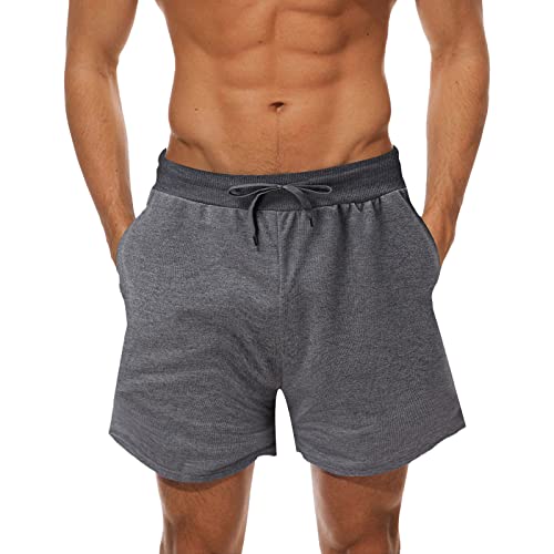 Pantalones cortos de playa para hombre, pantalones cortos deportivos, bañadores de piel para hombre, pantalones cortos de piel, pantalones cortos de cuero, pantalones cortos de baño con cintura doble,