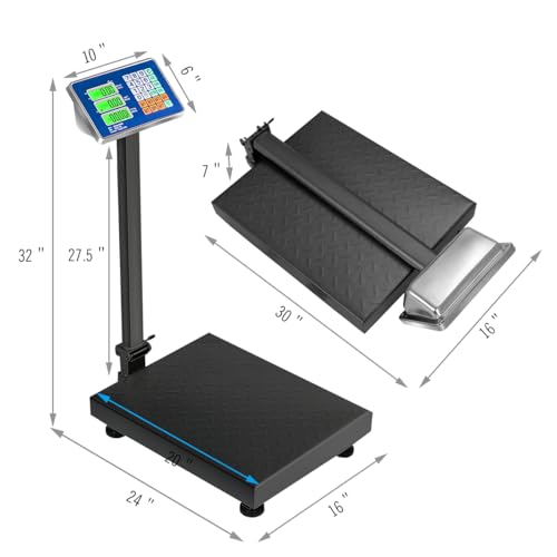 Báscula plegable de gran capacidad 660lbs LDAILY miniatura 5