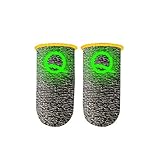 Finger Mobile Gaming Srliya 2Pcs Luminous Mobile Gaming Controller Finger Sleeves Mobile Game Handschuhe Touchscreen Fingerlinge (Gelber Rand Leuchtend)