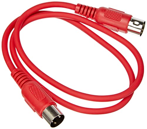 Colore cavo: rosso. Adam Hall 3 Star Series - Cavo MIDI da 0,75 m