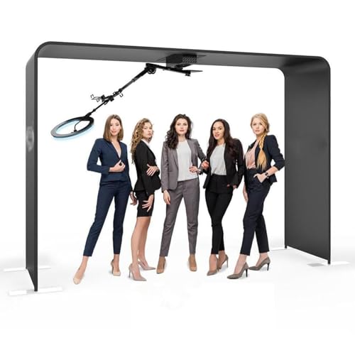 Cabina de fotos giratoria de 360 grados con cámara lenta para grandes eventos y alquileres de negocios, capacidad para 10-15 personas, incluye logotipo personalizado