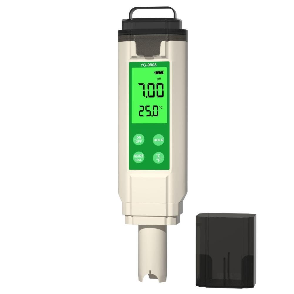 Probador de calidad del agua 4 en 1, medición de temperatura TDS de conductividad eléctrica de pH para acuarios, estanques de peces, piscinas hidropónicas