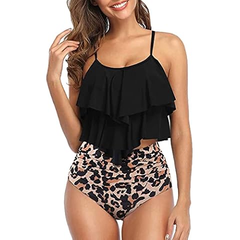 FLYILY Tankini Femme Volants Cover