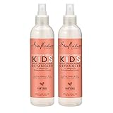 Shea Moisture Coconut & Hibiscus KIDS Extra Moisturizing Detangler, Slippery Elm and Marshmallow Extracts, Anti-Frizz, Moisture & Shine 8 oz, Pack of 2