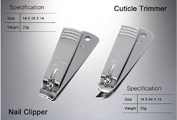 Korean Nail Clippers! Three Seven (777) Travel Manicure Grooming Kit Nail Clipper Set (6 PCs, 60KC), Made in Korea, Since 1975