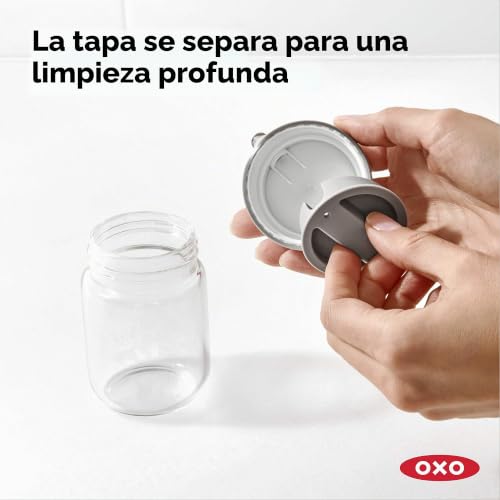 Miniatura 5 de Oxo Good Grips - Aceitera De Cristal Con Dosificador Con Un Tamaño De 150 Ml Con Remates De Acero Inoxidable, Transparente