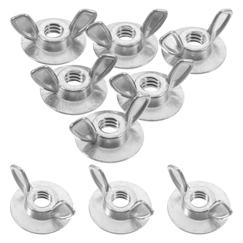 MUCKLILY Hurricane Shutter Hardware 20 Pc Wing Nuts Kit Shutter Bolts Hurricane Shutter Screws Storm Shutters Fasteners Home Safety
