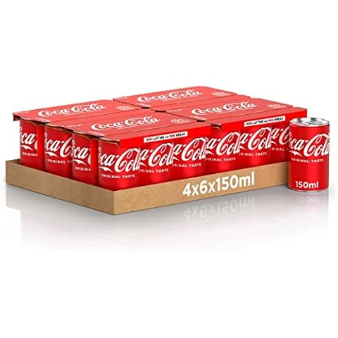 48x Coca Cola original mini dosen kohlensäurehaltiges Getränk 150ml Softdrink Cover