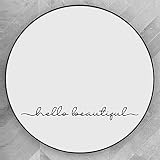 ZLKAPT Hello Beautiful Inspirational Quotes Mirror Decal 18"x2.3" Vinyl Decal