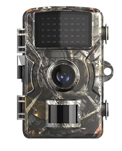 MANYCAST 1080p Full HD Trail Camera - Waterproof, Long Battery Life, Wide Angle Lens, 0.8s Trigger Speed, Night Vision for Wildlife Monitoring, Farms Outdoor CCTV Security, Construction Sites & Home