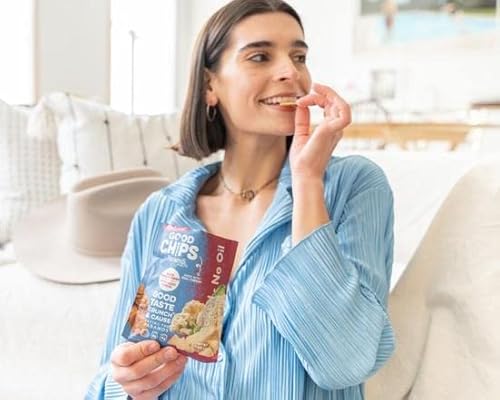 Baked Veggie Variety Snack Pack By Good Chips: Organic Beets And Yacon, Cauliflower With Aged Cheese, And Andean Criolla Potatoes Spice Mix. Oil Free, 0.7 Oz Bags, Pack Of 12 #TOP3