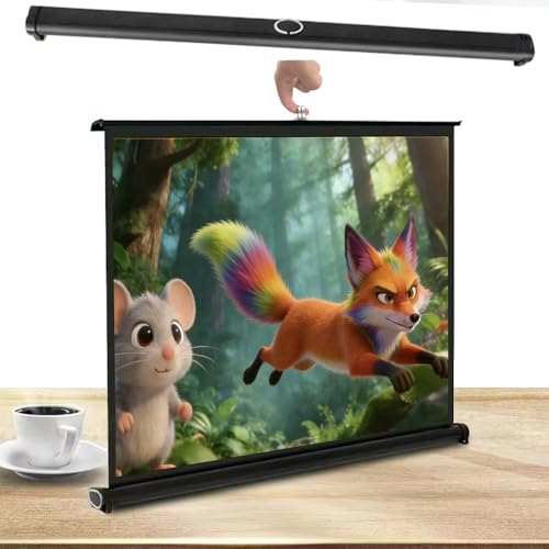 Pantalla Retráctil Portátil de Mesa 50 pulgadas 16:9