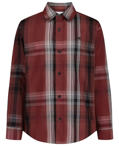 Image of Calvin Klein Boys Long Sleeve Woven Button-Down Shirt