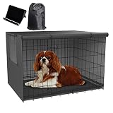 TONINT Dog Kennel Cover,Crate Covers for Dog Cages,Crate Cover 24 30 36 42 48-inch,Dog cage Cover,Wa