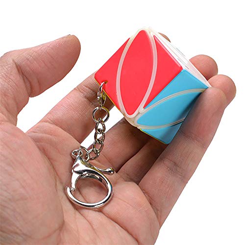 Yealvin Mini Keychain 2x2 Ivy Magic Cube Mini Keyring Ivy Cube Puzzle Toys Brain Teasers - Image 2