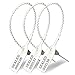 1000 Numbered Plastic Tamper Seals, Zip Ties for Fire Extinguishers Pull Tite Security Tags Disposable Self-Locking Signage - Label Tie 250mm Length (1000 PCS, White)