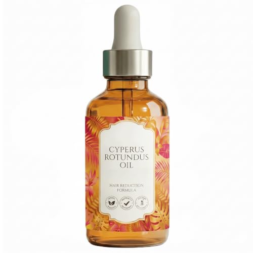 Lumine Organics Cyperus Rotundus Oil Renovia Beauty Hair Removal Stop Unwanted Hair Growth Naturally 2fl.oz