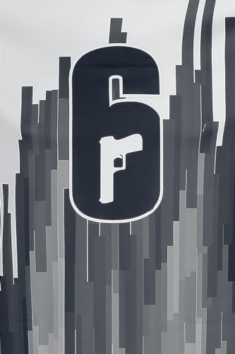 Rainbow Six Siege - Logo Hombre Camiseta Blanco M 100% poliéster Regular