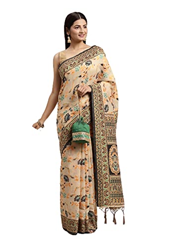 Sari traditionnel coton femme vêtement indien multicolore 8752
