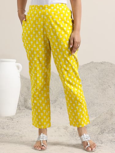 Image of Libas Printed Cotton Straight Kurta With Trouser and Dupatta