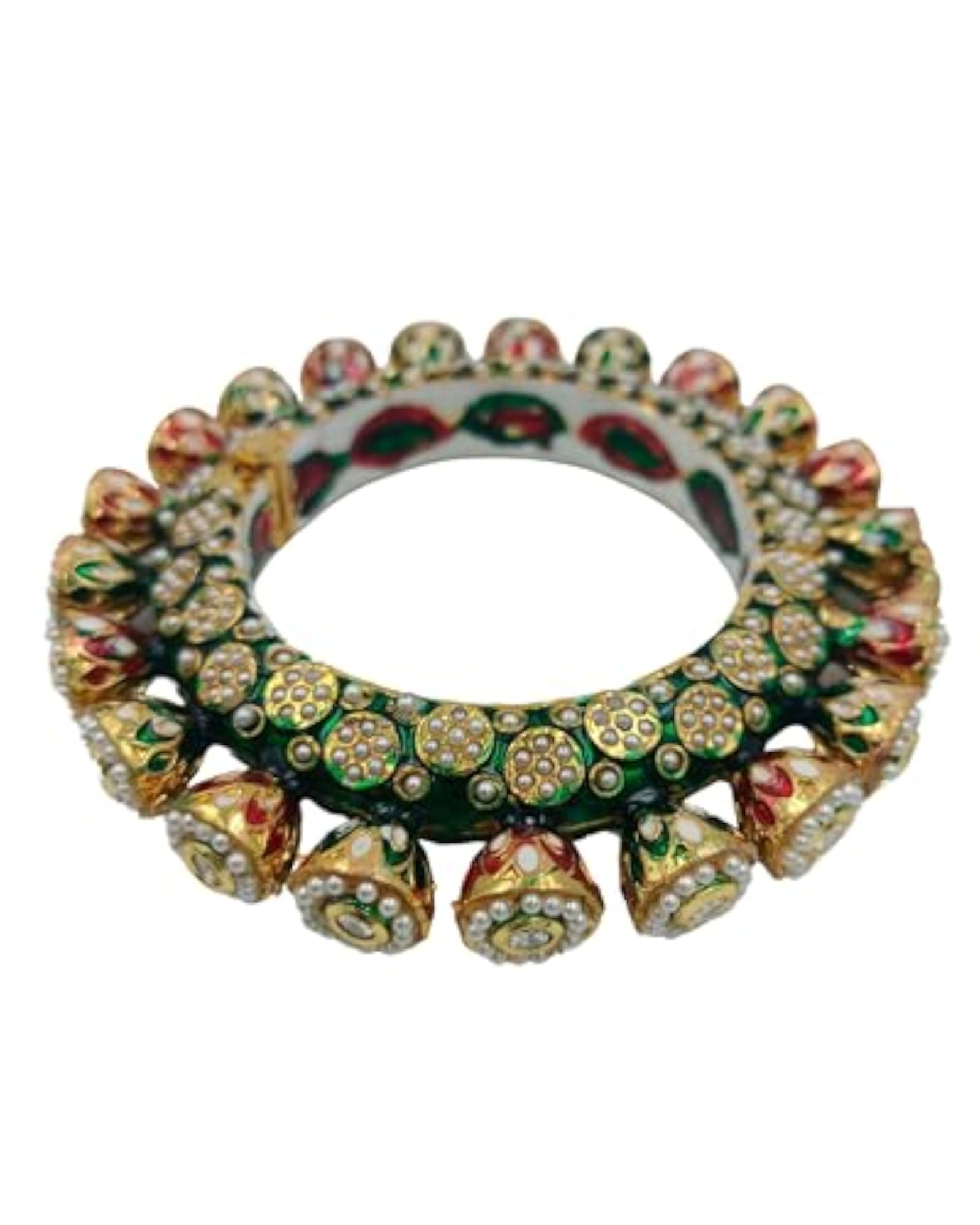 Rajwadi Kada Pacheli Adjustable Bangle for Women