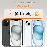 TOCOL für iPhone 15 für Panzerglas 6,1 Zoll, Einfache Montage – Ansicht 8