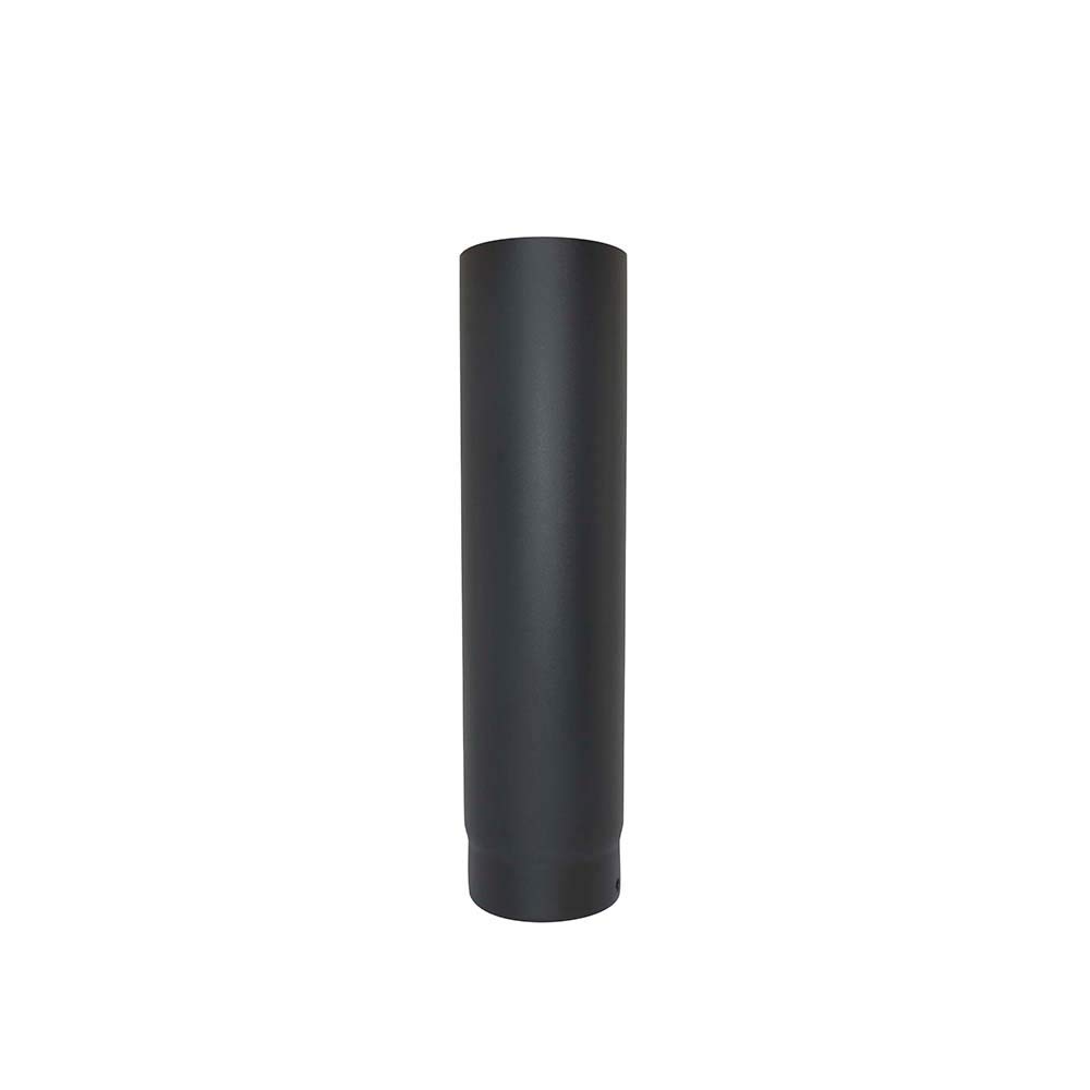 Black Stove Pipe - 150mm (6inch) Vitreous Enamel Flue Pipe 500mm Length Award Winner 12 Year Warranty