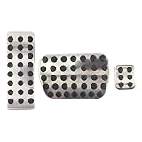 ApplianPar Stainless Steel Sport Brake Pedal Pads Cover for M-Class W164 GL-Class X164 R-Class V251