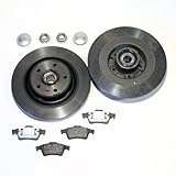 inkl. 2 integrierten Radlagern und ABS-Sensorringen 4 Bremsbeläge (= kompletter Bremsbelagssatz) für die Hinterachse