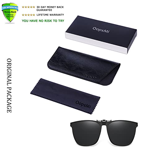 Clip On Sunglasses Polarized Unisex Large Lightweight For Prescription Glasses 6